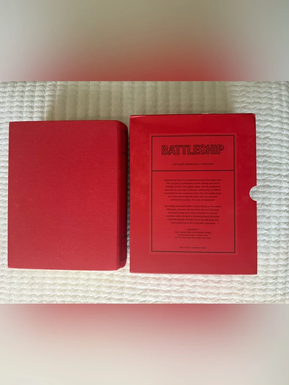 Battleship Vintage Bookshelf Edition Board Game New Never Used